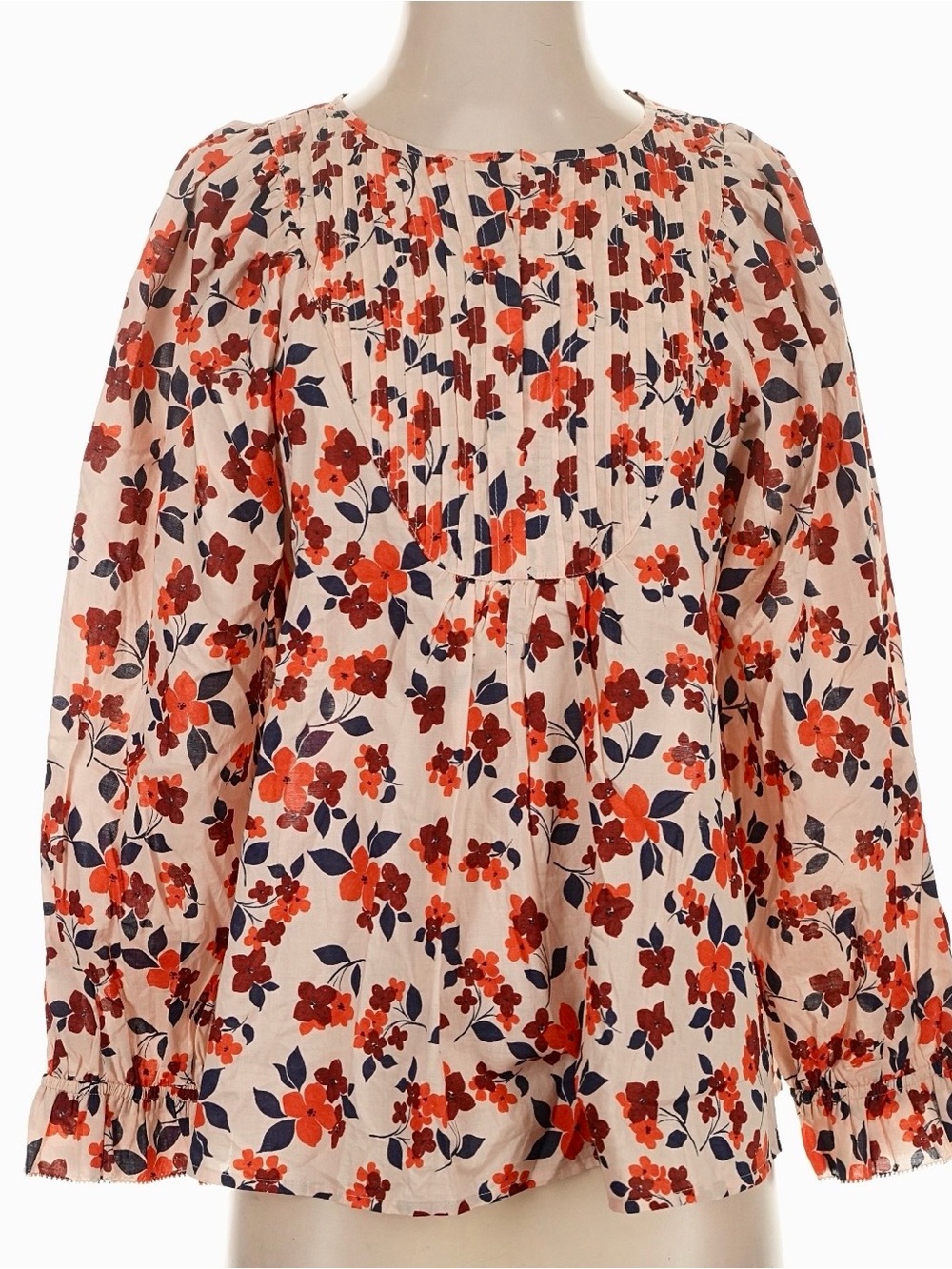 NWT Elizabeth & James floral cotton peasant top